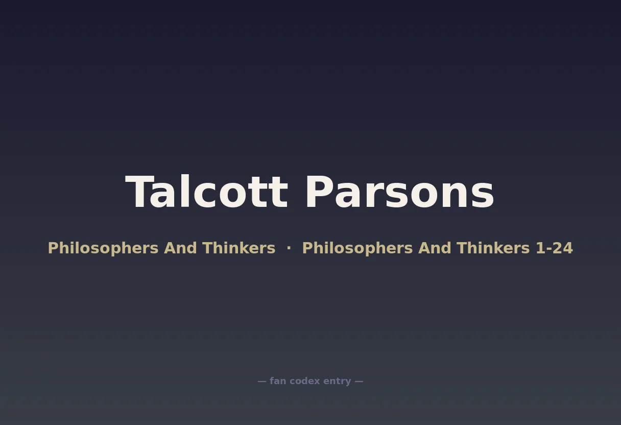 Talcott Parsons