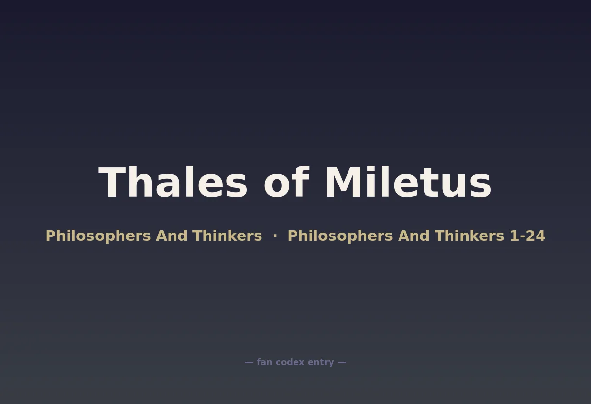 Thales of Miletus