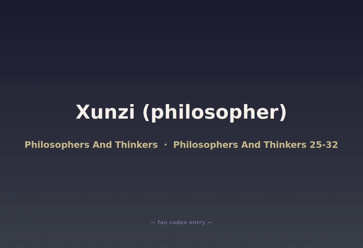 Xunzi (philosopher)